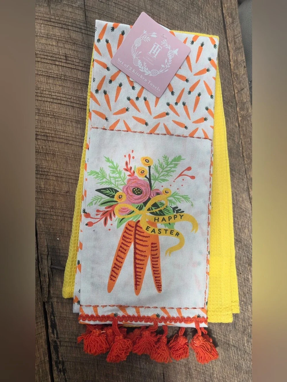 NWT Total Home Ltd. Easter Kitchen Towels - 2 SETS ~ BIN 1D